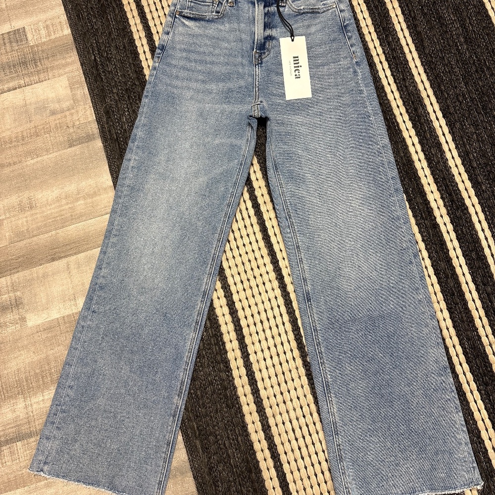 Mica Denim Super High Wide Leg Jeans sz 0/25